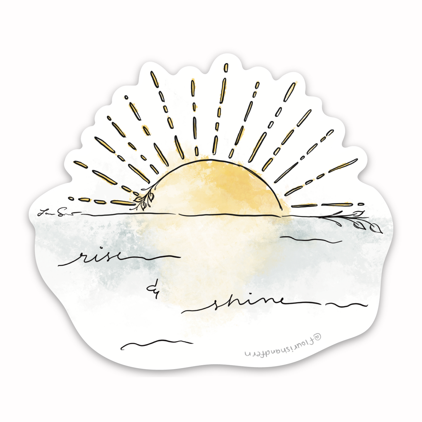 Rise & Shine | Sunrise Sticker