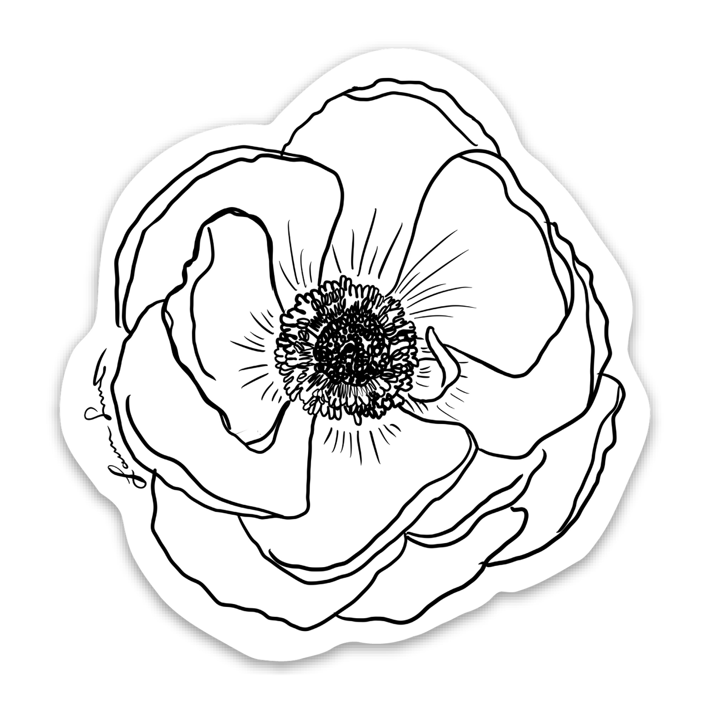 Anemone Sticker