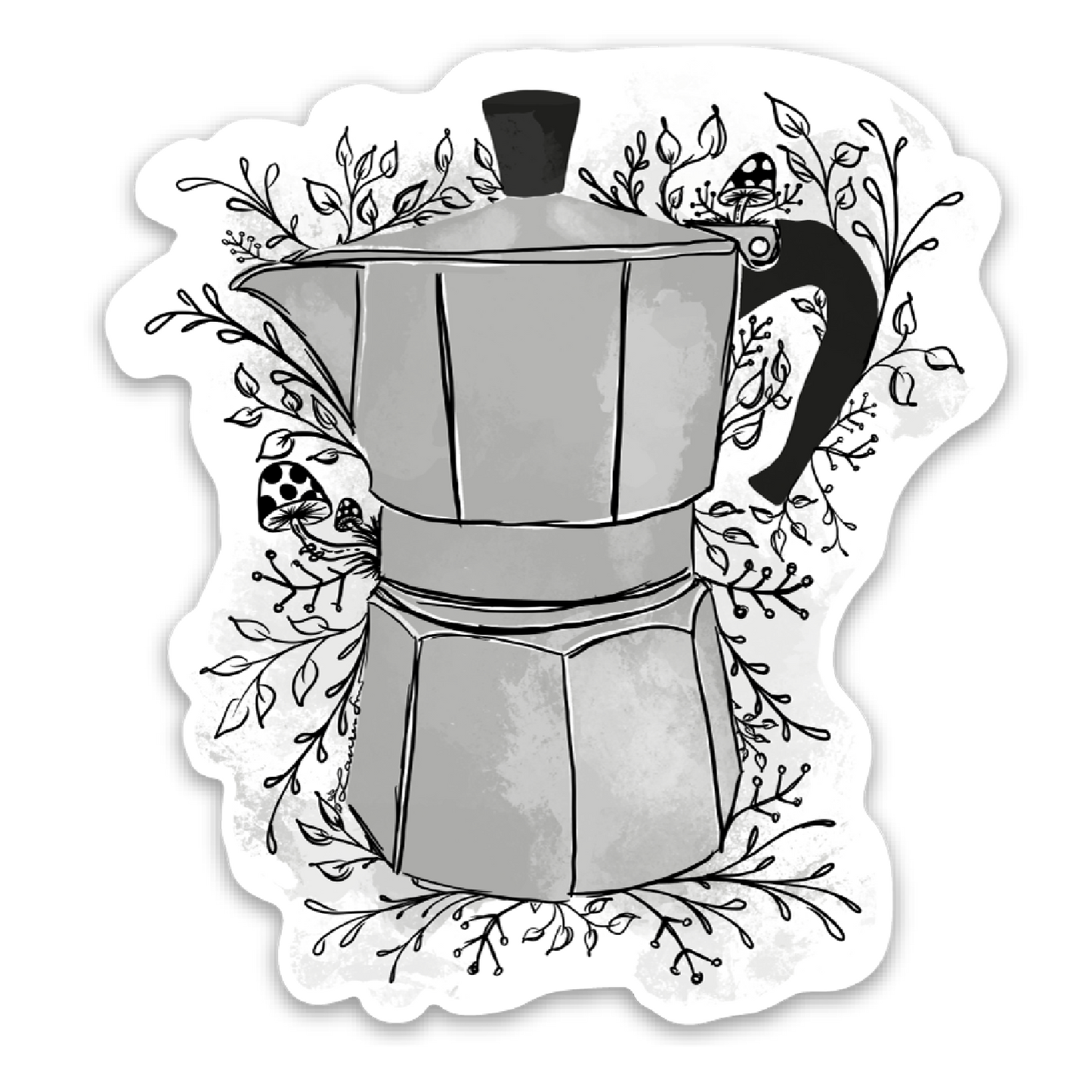 Italian Coffee - Moka Pot Sticker