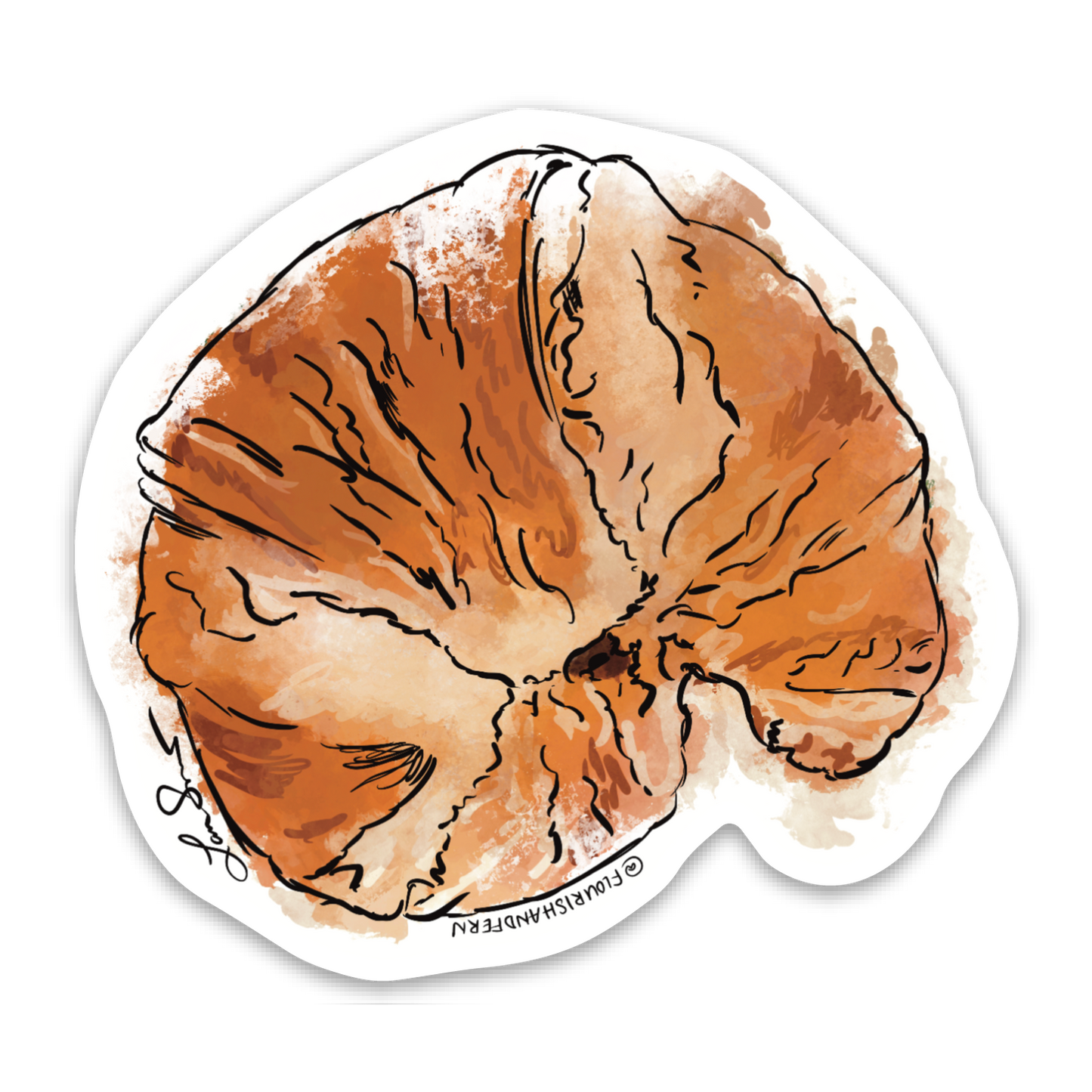 Croissant Sticker