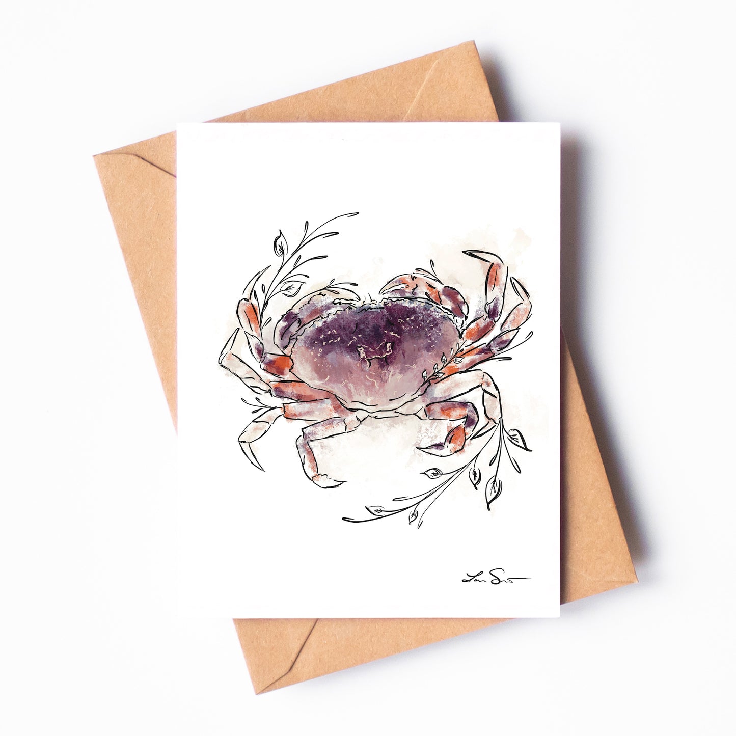 Crab Greeting Card