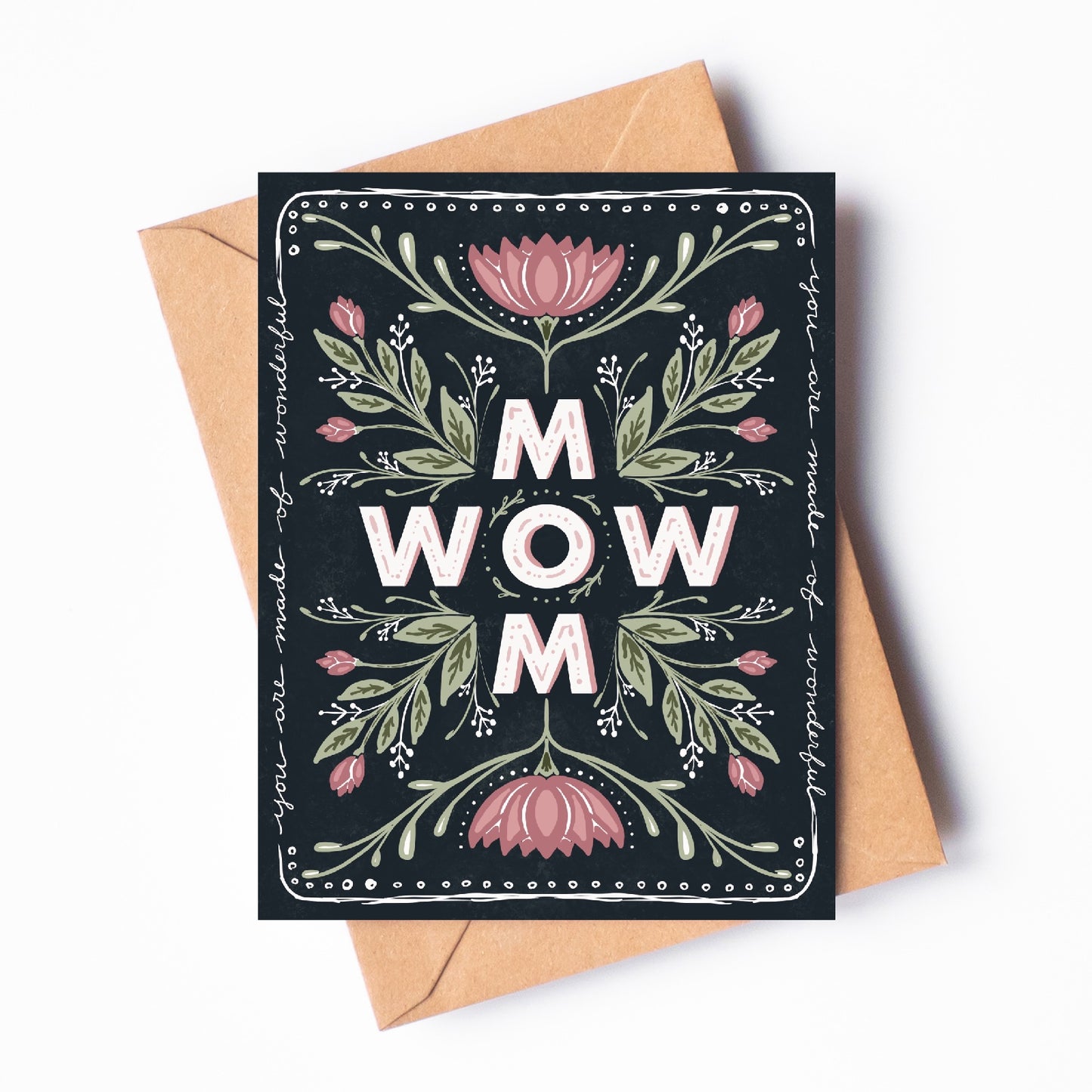 Mom Wow Greeting Card