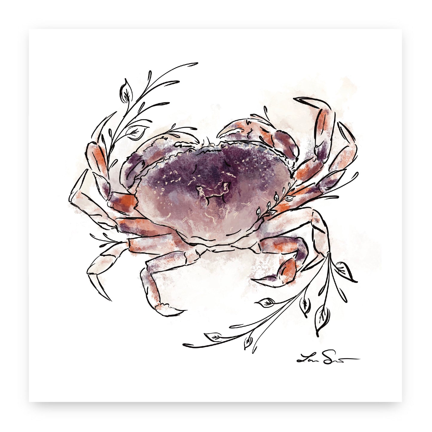 Crab Art Print