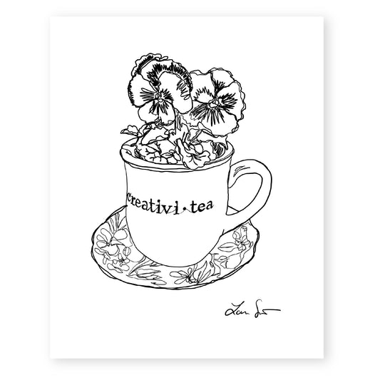 Creativi-TEA Art Print