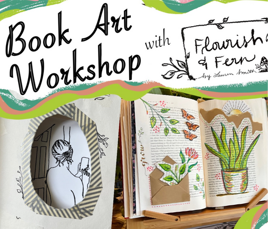 Oct24 / Nov11 | Book Art Workshops | @ ReRead Books CHESHIRE