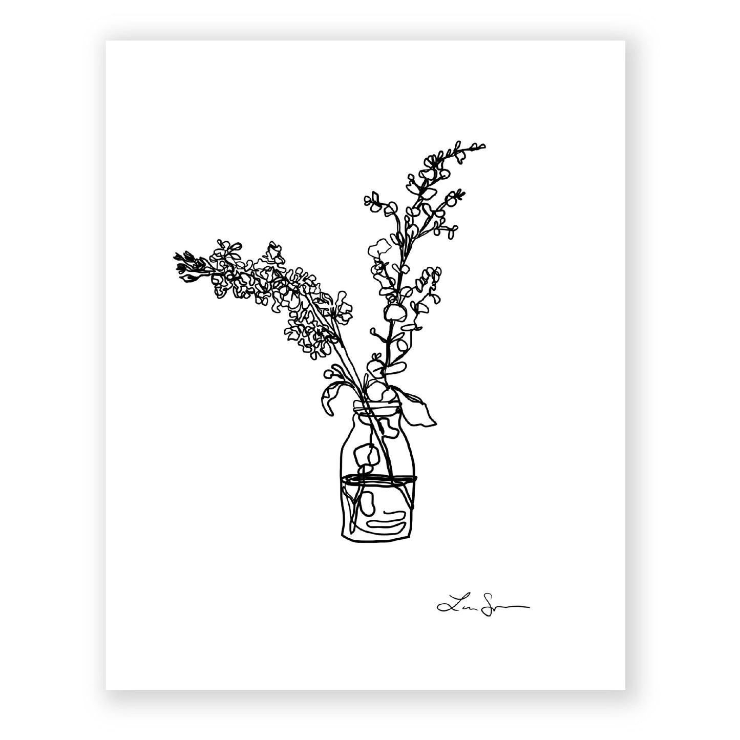 Eucalyptus Florals Art Print