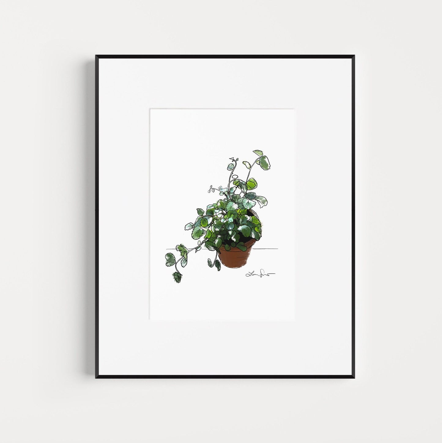 Little Potted Plant Art Print